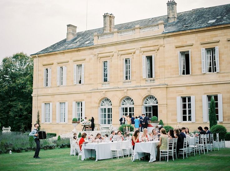 mariage chateau plein air